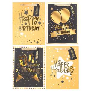 Opakowanie Torba prezentowa Party 18x23x10cm mix STRIGO