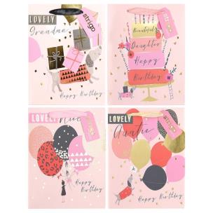 Opakowanie Torba prezentowa Party 18x23x10cm mix STRIGO