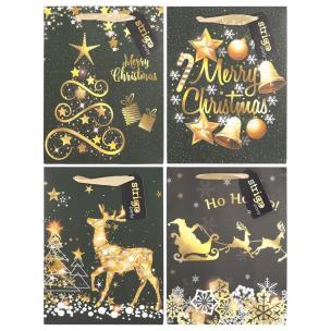 Opakowanie Torba prezentowa Święta 18x23x10cm mix STRIGO