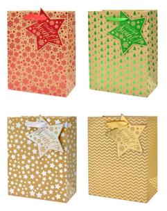 Opakowanie Torba QPM Boże Narodzenie Kraft MIX