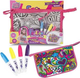 Torebka do malowania DIY z pisakami. Wydawca: Lena. Multiszop.pl Opakowanie Torebka do malowania DIY z pisakami