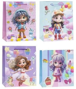 Opakowanie Torebka dziecięce Pop-Up 3D 26x32x10cm mix ROZETTE