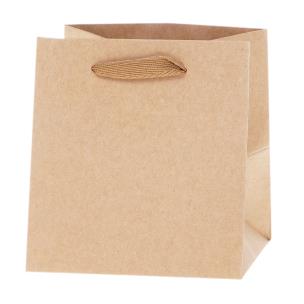 Okładka książki Torebka Lux kraft 14x13x13cm szerokie dno ROZETTE