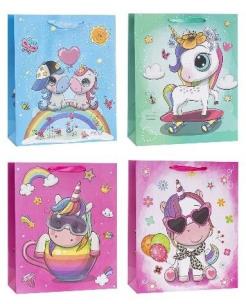 Opakowanie Torebka ozdobna 18x23x8cm dziecięce mix ROZETTE