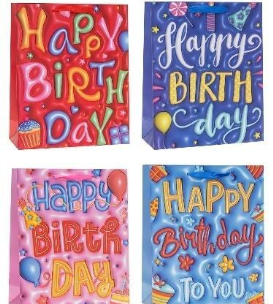 Opakowanie Torebka ozdobna 18x23x8cm party mix ROZETTE