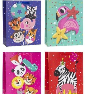 Opakowanie Torebka ozdobna 26x32x10cm dziecięce mix ROZETTE