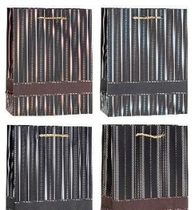 Opakowanie Torebka ozdobna 26x32x10cm hot-stamp mix ROZETTE