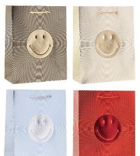 Opakowanie Torebka ozdobna 26x32x10cm hot-stamp mix ROZETTE