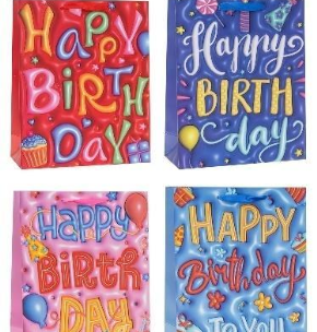 Opakowanie Torebka ozdobna 26x32x10cm party mix ROZETTE