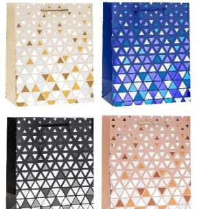 Opakowanie Torebka ozdobna 31x42x10cm hot-stamp mix ROZETTE 1 szt