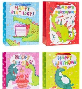 Opakowanie Torebka ozdobna 31x42x12cm brokat mix ROZETTE