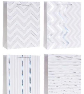 Opakowanie Torebka ozdobna 31x42x12cm hot-stamp mix ROZETTE