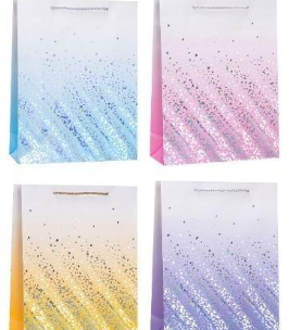 Opakowanie Torebka ozdobna 31x42x12cm hot-stamp mix ROZETTE