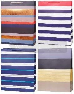 Opakowanie Torebka ozdobna 41x53x15cm szerokie dno mix