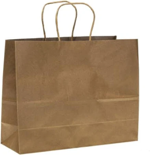 Opakowanie Torebka ozdobna kraft 32x25x11cm ROZETTE