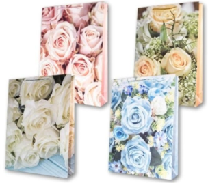 Opakowanie Torebka ozdobna laminowana PL-9 duża róże