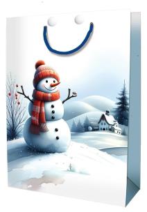 Opakowanie Torebka ozdobna Święta BN Bałwan duża