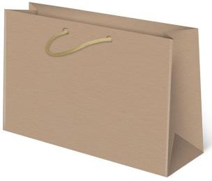 Opakowanie Torebka ozdobna szara P-HR duża pozioma