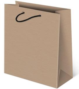 Opakowanie Torebka ozdobna szara P-S duża