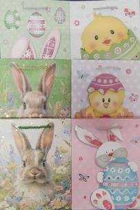 Opakowanie Torebka ozdobna złocona Wielkanocna mała mix