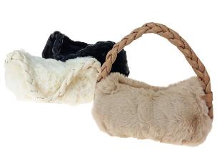 Opakowanie Torebka pluszowa na ramię 30x18x8cm MIX