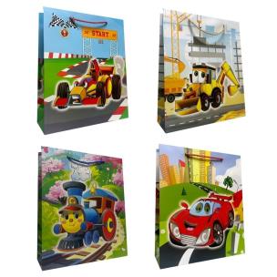 Opakowanie Torebka prezentowa dziecięca L chłopiec mix