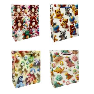 Opakowanie Torebka prezentowa dziecięca L Zabawki mix