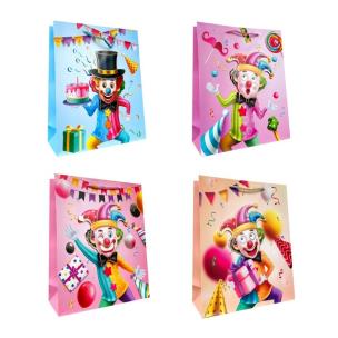 Opakowanie Torebka prezentowa dziecięca M Klaun 3D mix