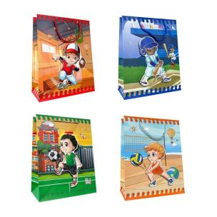 Opakowanie Torebka prezentowa dziecięca M sportowiec mix