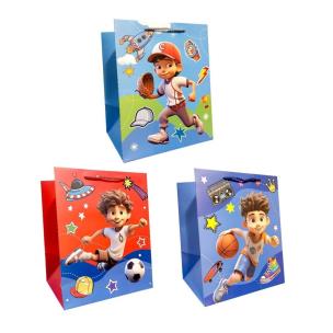 Opakowanie Torebka prezentowa dziecięca M szerokie dno mix