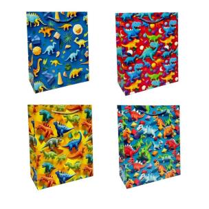 Opakowanie Torebka prezentowa dziecięca S Dino mix