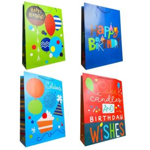 Torebka prezentowa dziecięca XXL szerokie dno mix. Wydawca: JU-PITER. Multiszop.pl Opakowanie Torebka prezentowa dziecięca XXL szerokie dno mix