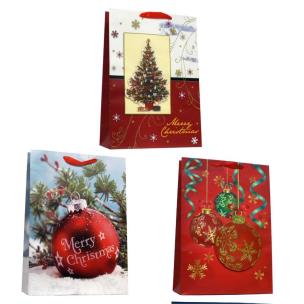 Torebka prezentowa L Boże Narodzenie 3D mix. Wydawca: JU-PITER. Multiszop.pl Opakowanie Torebka prezentowa L Boże Narodzenie 3D mix