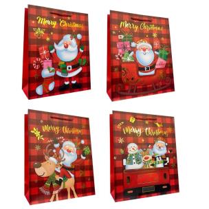Opakowanie Torebka prezentowa L Boże Narodzenie mix