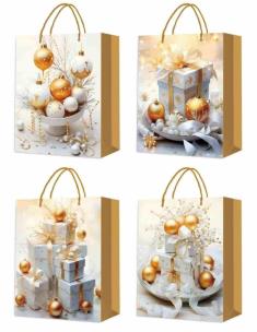 Opakowanie Torebka prezentowa L Boże Narodzenie platera mix