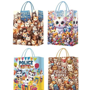 Opakowanie Torebka prezentowa L Kotki