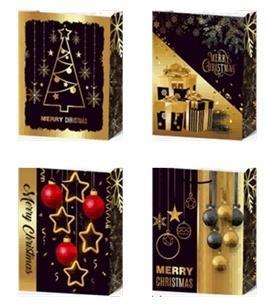 Opakowanie Torebka prezentowa M Boże Narodzenie platera mix