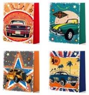 Opakowanie Torebka prezentowa M Pojazdy mix