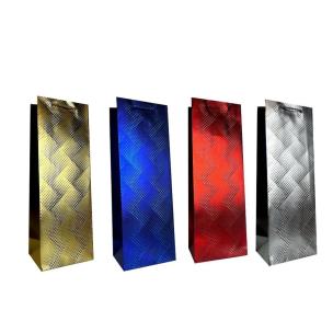 Opakowanie Torebka prezentowa na butelkę Metallic Glam mix
