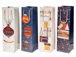 Opakowanie Torebka prezentowa na butelkę MIX