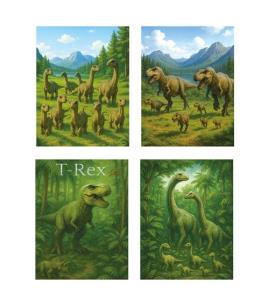 Opakowanie Torebka prezentowa S Dinozaury