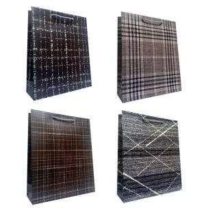 Opakowanie Torebka prezentowa uniwersalna M krata mix