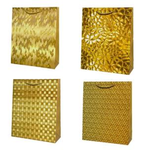 Opakowanie Torebka prezentowa uniwersalna M Złota mix