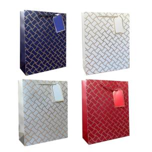 Opakowanie Torebka prezentowa uniwersalna S metaliza mix