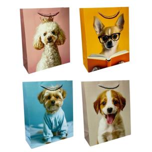 Opakowanie Torebka prezentowa uniwersalna S Pieski mix