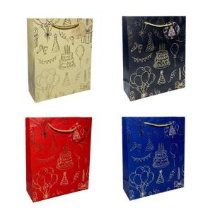 Opakowanie Torebka prezentowa urodzinowa L mix