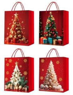 Opakowanie Torebka prezentowa XS Boże Narodzenie platera mix