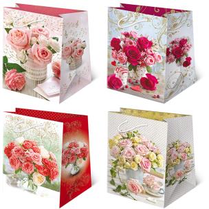 Opakowanie Torebki ozdobne T16-120 Czerwone Róze 10 sztuk