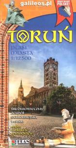 Okładka książki Toruń, Kujawy, Ziemia Chełmińska - mapa