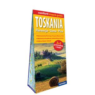 Okładka książki Toskania. Florencja, Siena, Piza laminowany map&guide (2w1: przewodnik i mapa)